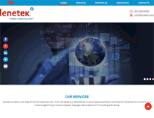 Tablet Screenshot of lenetek.com